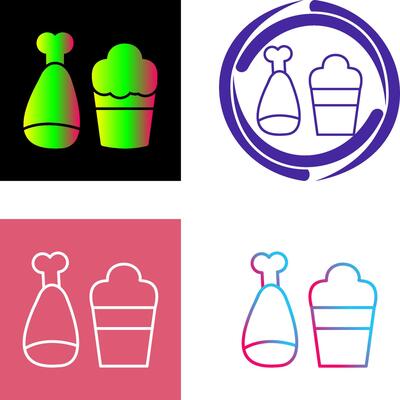 Food and Beer Icon Design