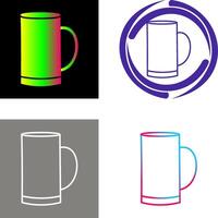Beer Mug Icon Design vector