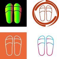 Slippers Icon Design vector