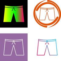 diseño de icono de pantalones cortos vector