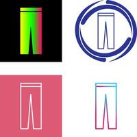 Trousers Icon Design vector