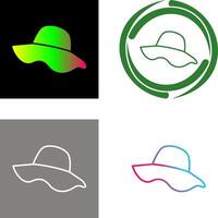 diseño de icono de sombrero vector