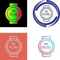 Deportes reloj icono diseño vector