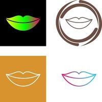 labios icono diseño vector