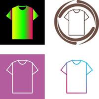 Plain T Shirt Icon Design vector