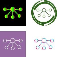 Nodes Icon Design vector