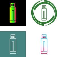 USB Drive Icon Design vector