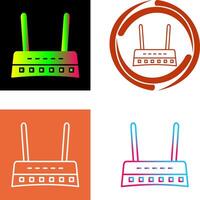 Router Icon Design vector