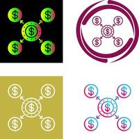 Distribution Icon Design vector