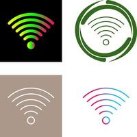 Signal on User Icon Design vector