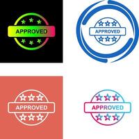 Approved Icon Design vector