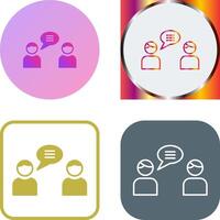 Chatting Icon Design vector