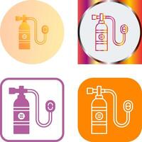 Oxygen Tank Icon Design vector