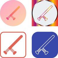 Baton Icon Design vector