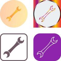 Spanner Icon Design vector