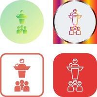 Seminar Icon Design vector