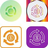 Turnover Icon Design vector