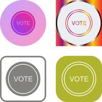 votar enlace icono diseño vector