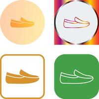 Men's Loafers Icon Design vector