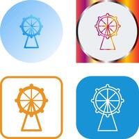 Ferris Wheel Icon Design vector