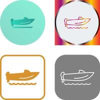 Speed Boat Icon Design vector