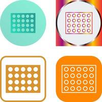 Colored Palette Icon Design vector