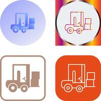 Forklifter Icon Design vector