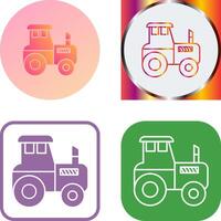 Tractor Icon Design vector