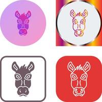 Donkey Icon Design vector