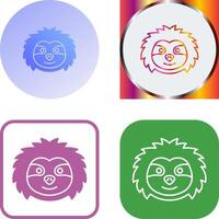 Sloth Icon Design vector