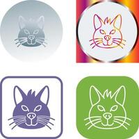 gato icono diseño vector