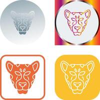 leopard Icon Design vector