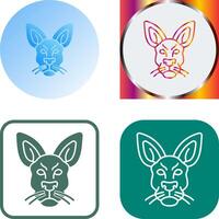 Kangaroo Icon Design vector