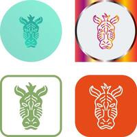 Zebra Icon Design vector