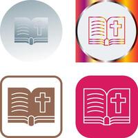 Biblia icono diseño vector