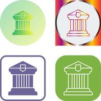 Courthouse Icon Design vector