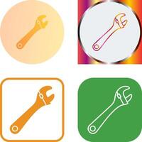 Wrench Icon Design vector