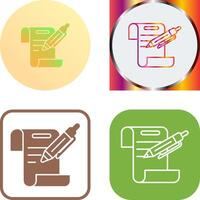 Contract Icon Design vector