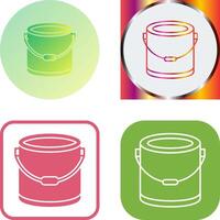 Paint Bucket Icon Design vector