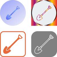 Shovel Icon Design vector