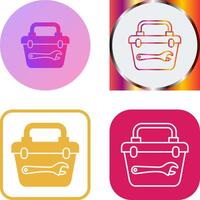 Toolbox Icon Design vector