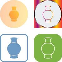 Antique Jar Icon Design vector