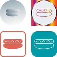 Hot Dog Icon Design vector