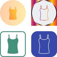 Ladies Vest Icon Design vector