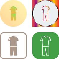 Pyjamas Suit Icon Design vector