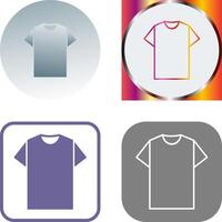 Plain T Shirt Icon Design vector