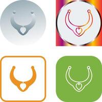 Necklace Icon Design vector