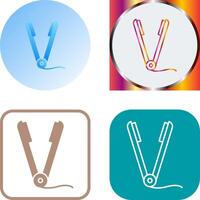 Straightener Icon Design vector