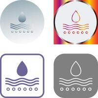 Moisture Icon Design vector