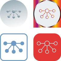 Nodes Icon Design vector